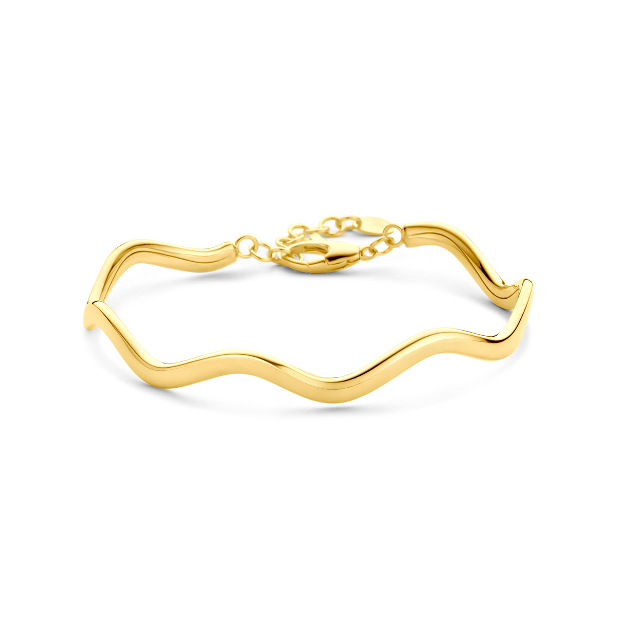 14K yellow gold rigid bracelet new