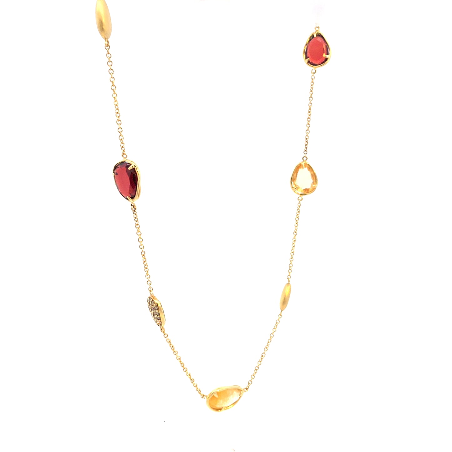 Peroni&Parise collier citrien granaat Amsterdam Bruens