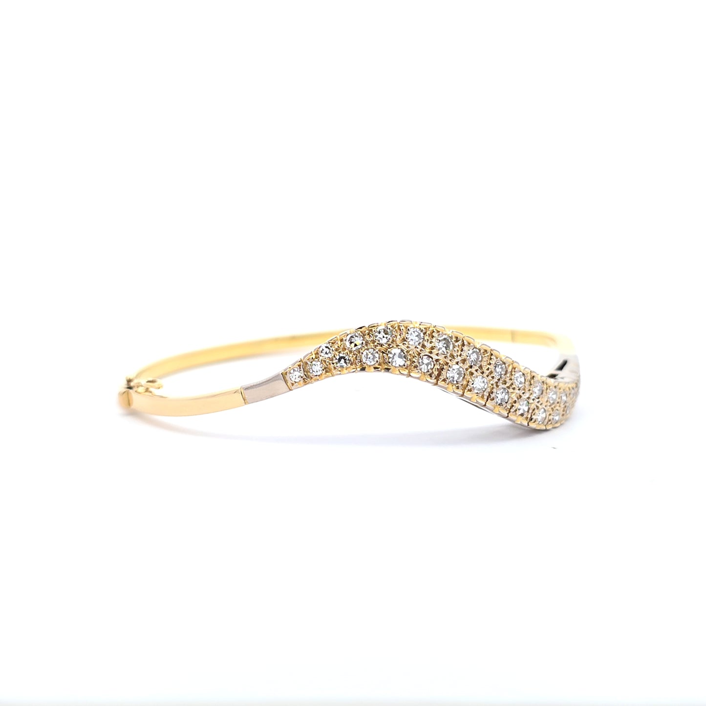 18k geel gouden armband met diamanten amsterdam bruens