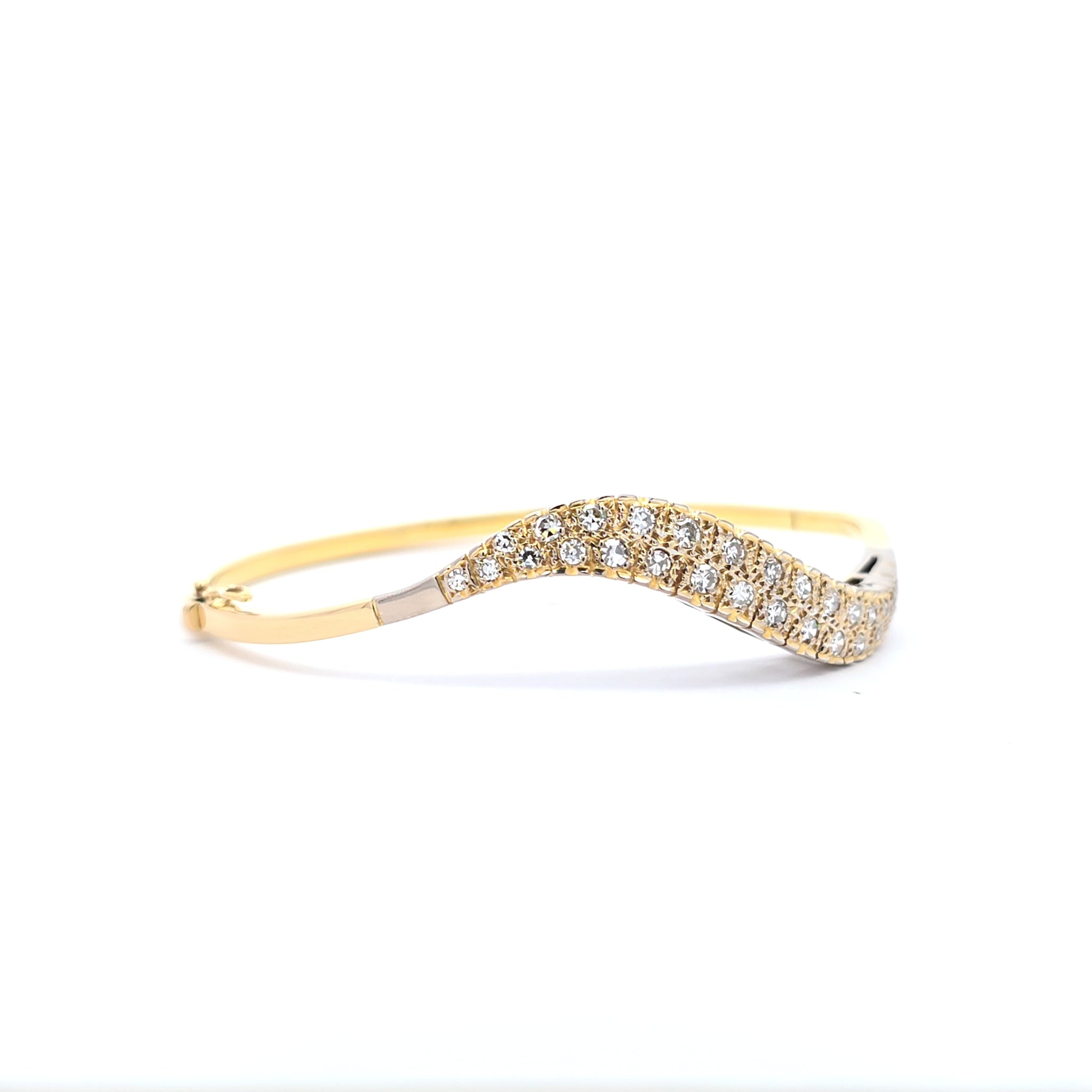 18k geel gouden armband met diamanten amsterdam bruens