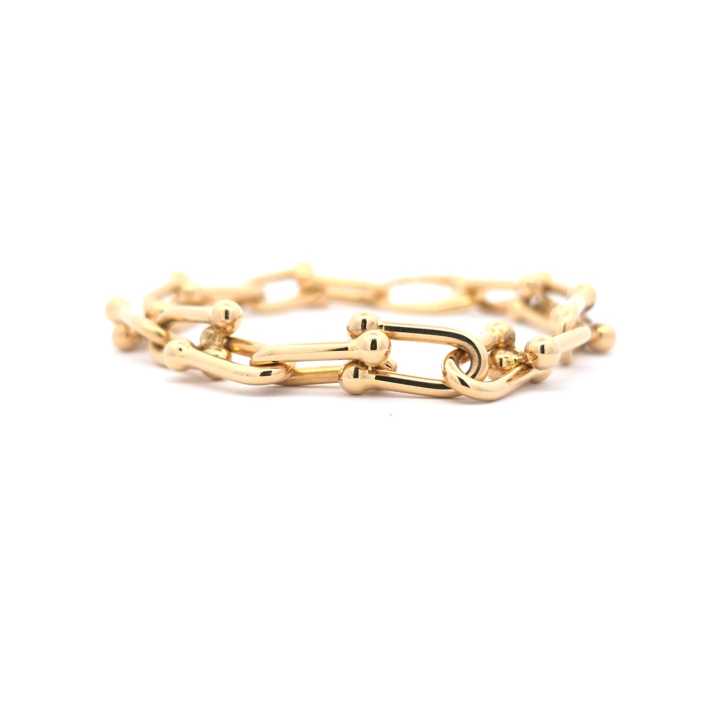 House of Bruens Yellow Gold Chain Link Bracelet