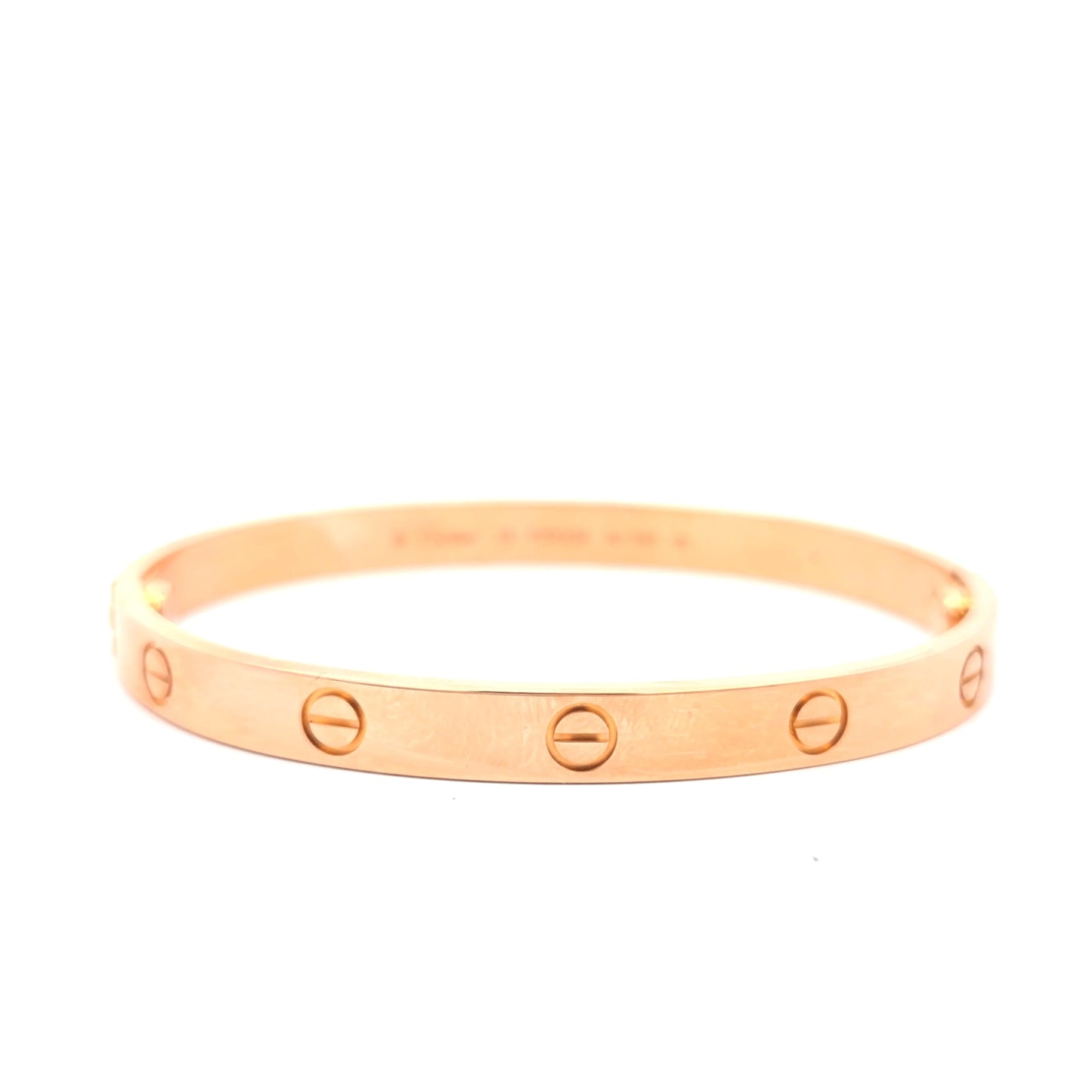 Vintage Cartier Love Bracelet in rose gold