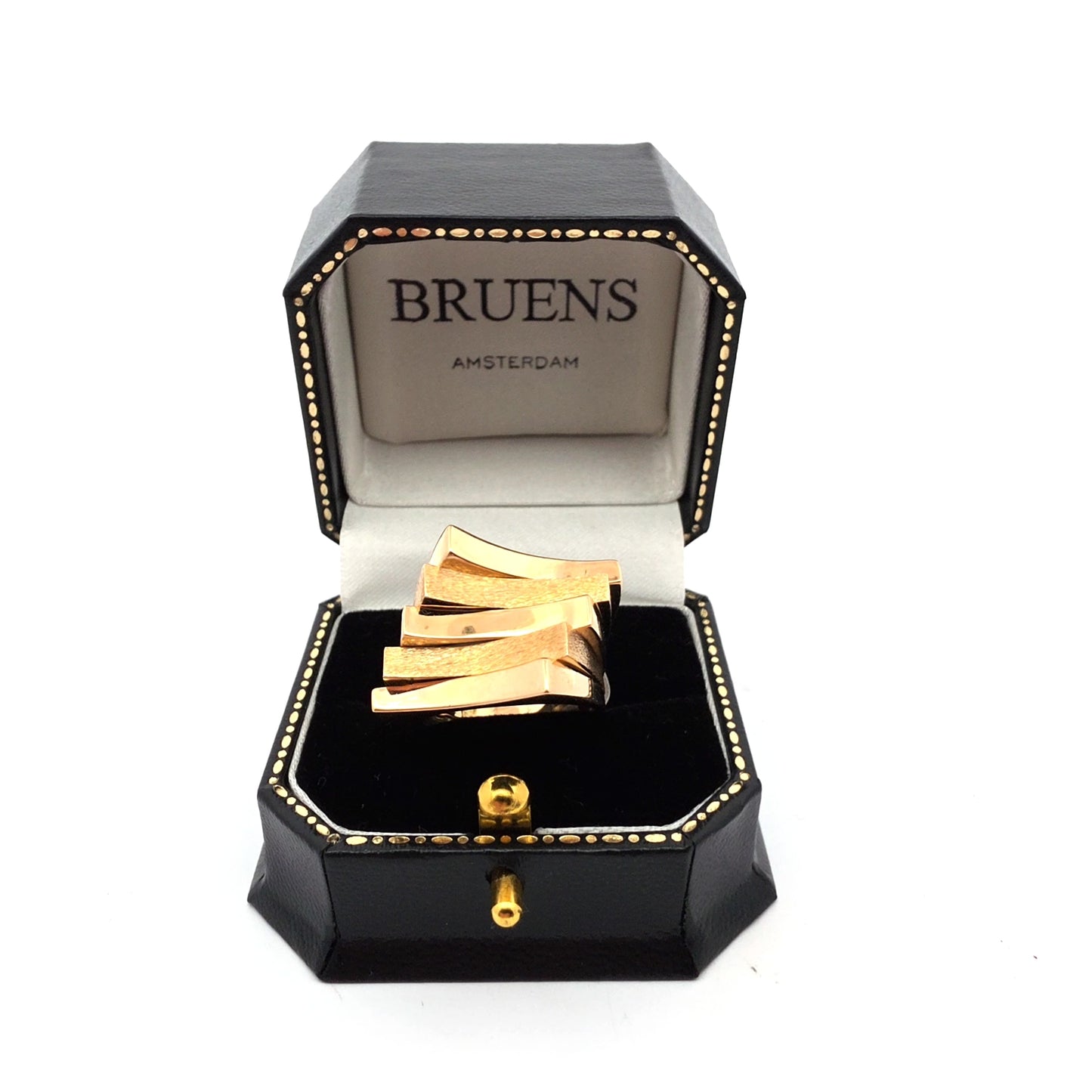 Sculptural Yellow Gold Band Ring