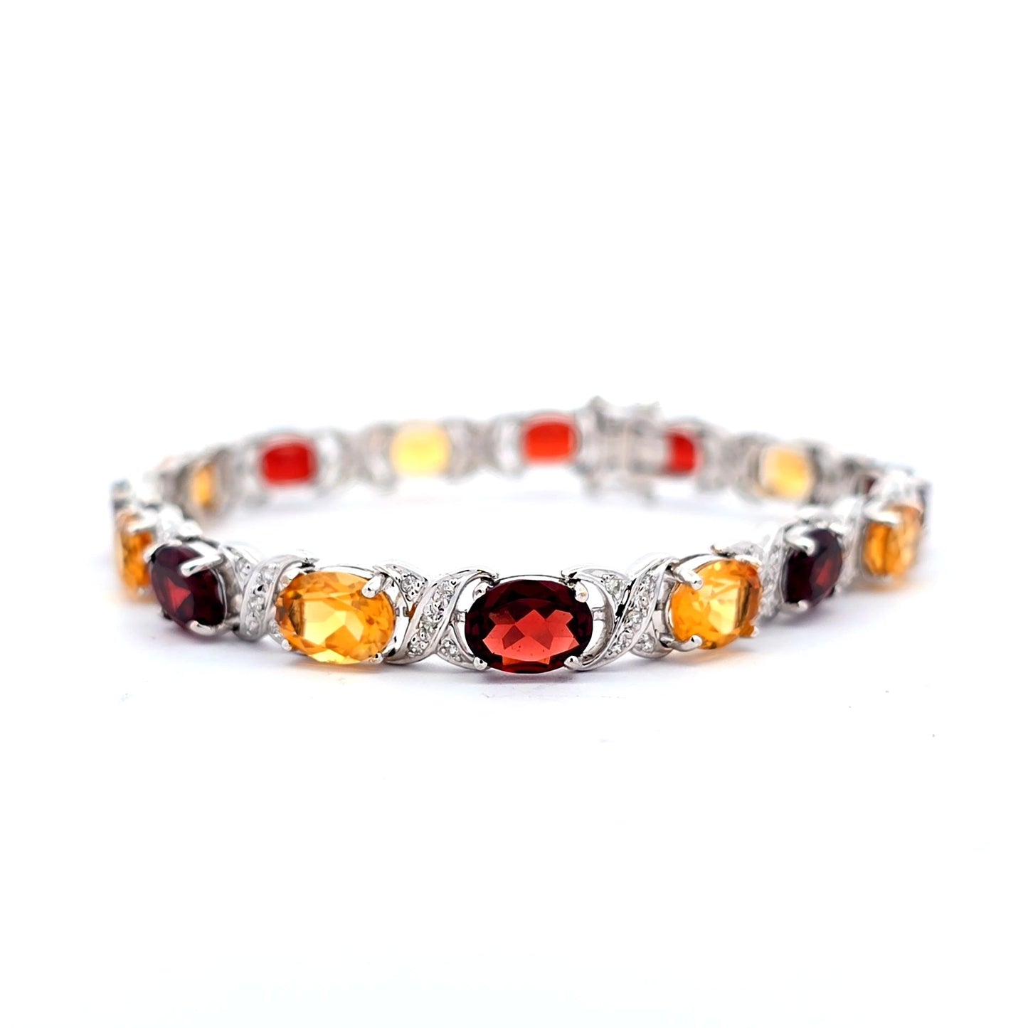 vintage wit gouden armband  bruens fine jewelry amsterdam