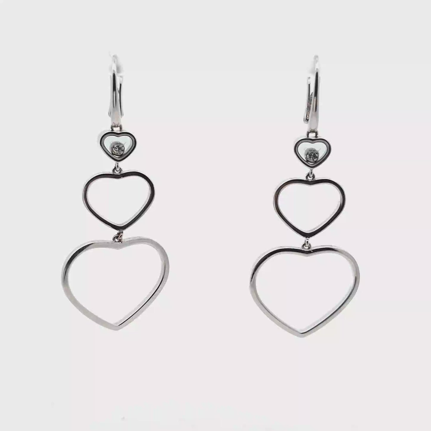 Chopard Happy Diamonds Heart-Shaped Earrings