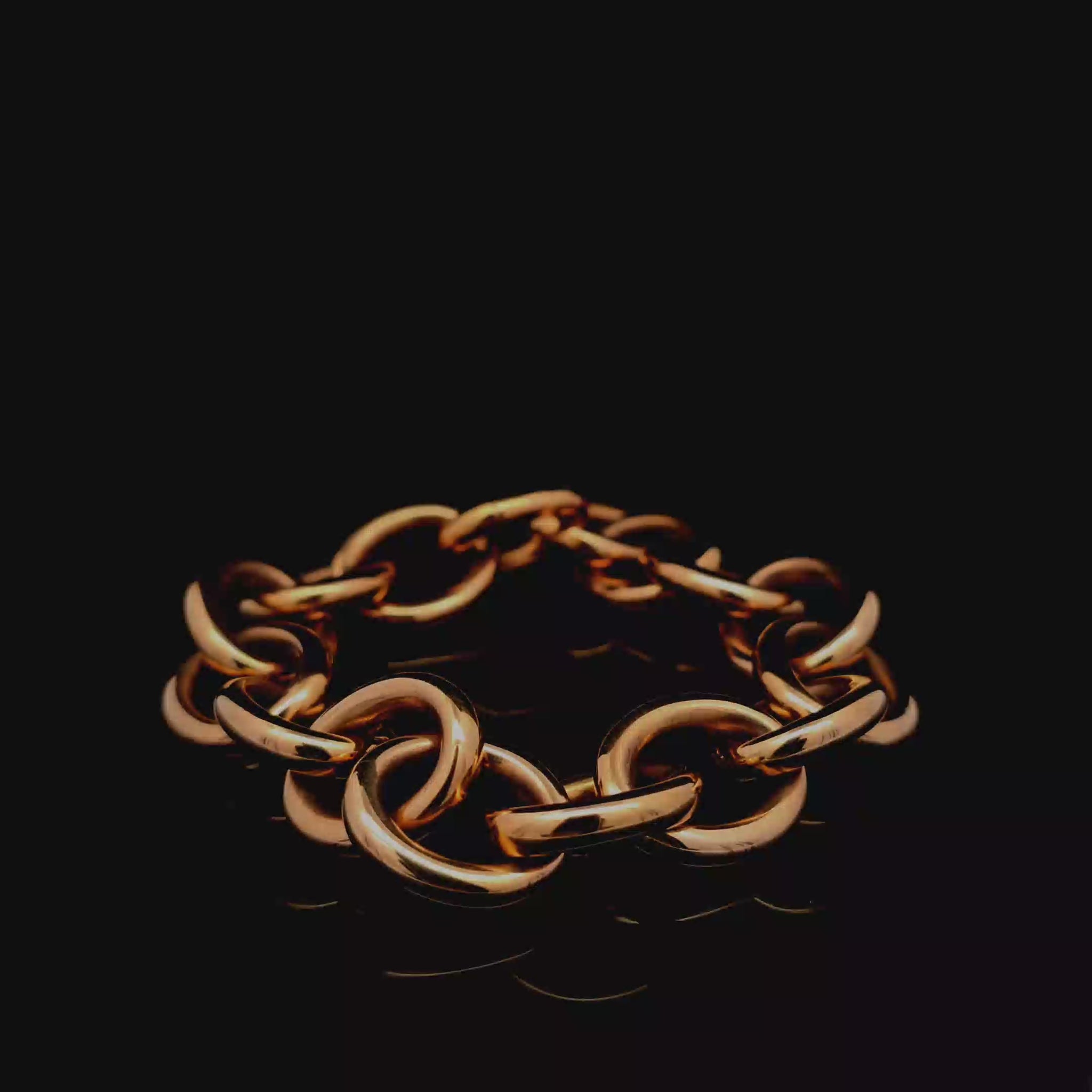 bruens fine jewelry chunky golden bracelet