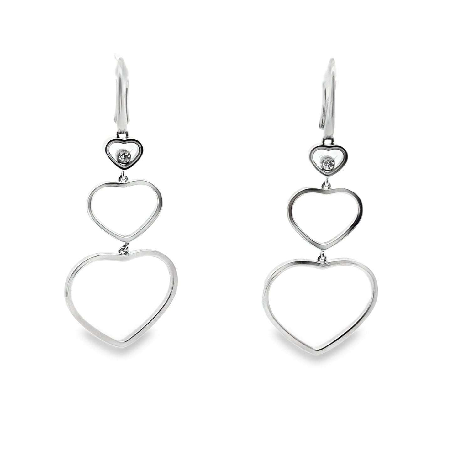 Chopard Happy Diamonds Heart-Shaped Earrings