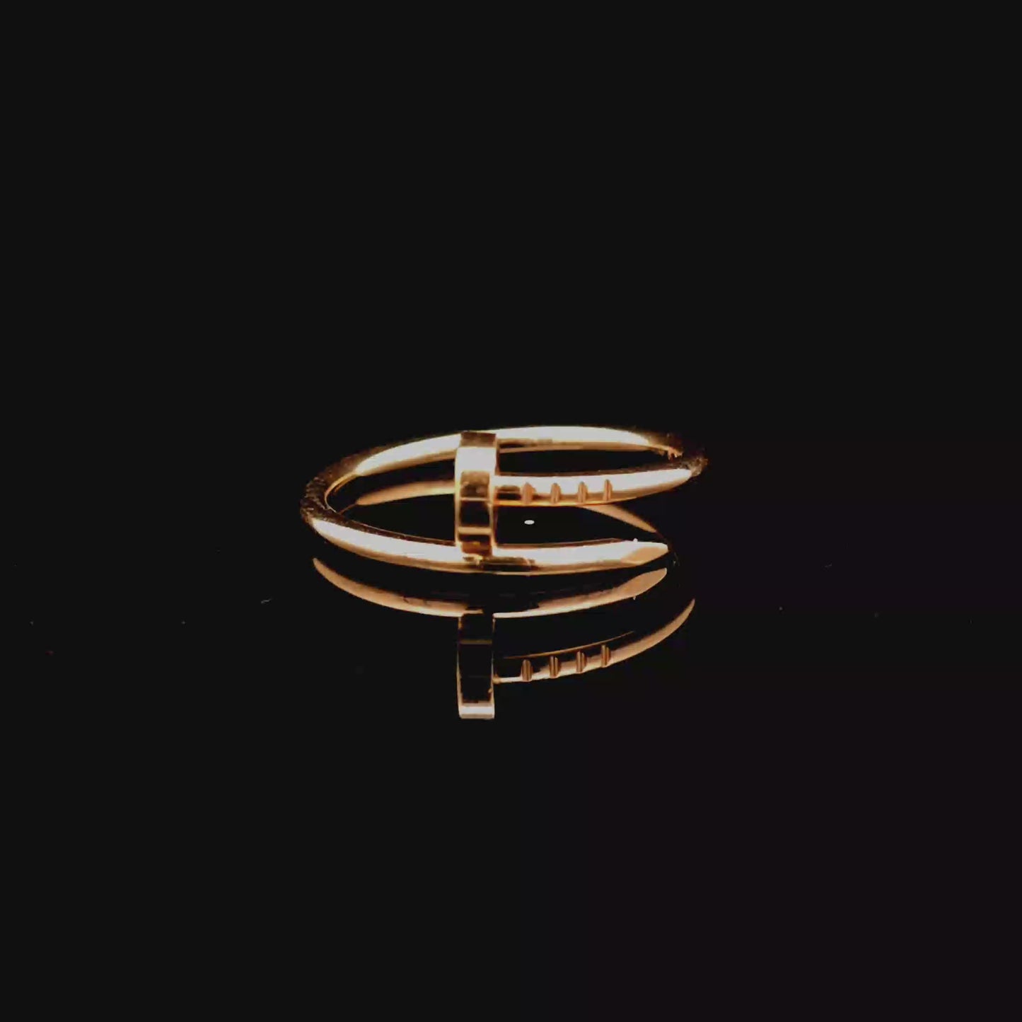 Vintage 18k Yellow gold Just un Clou Cartier ring