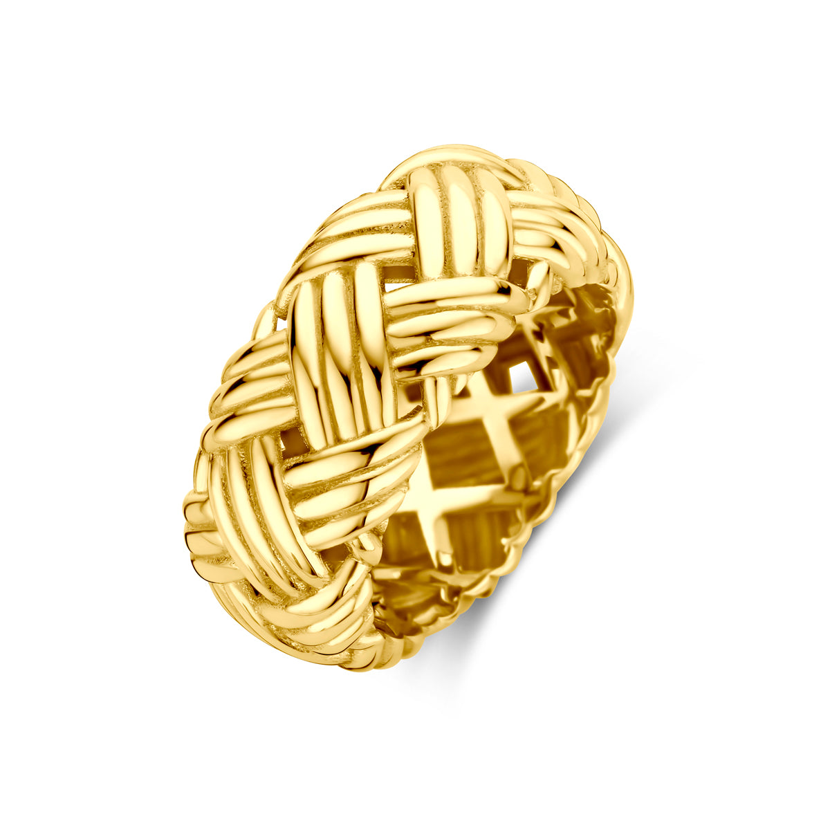 geel gouden ring Bruens Fine Jewelry Amsterdam