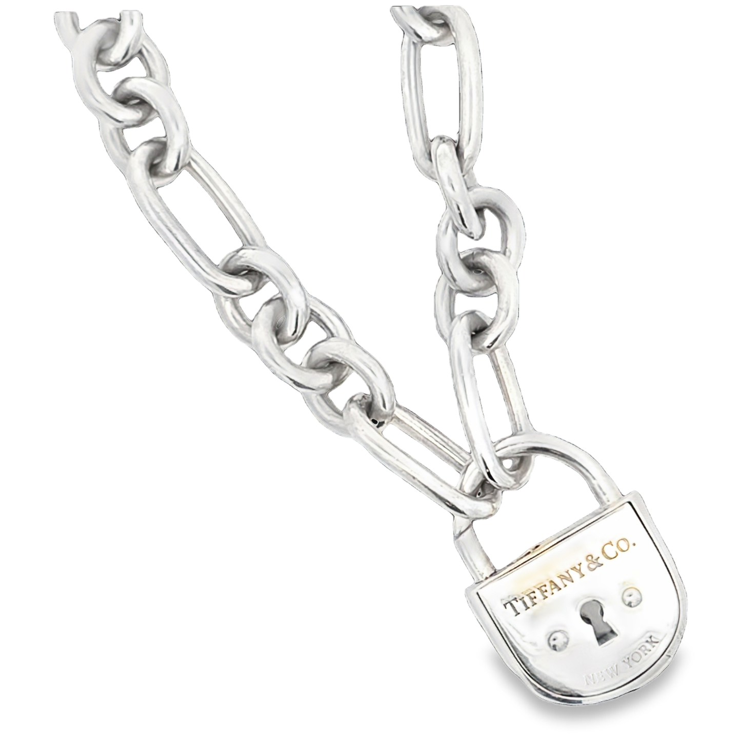 lock zilver armband